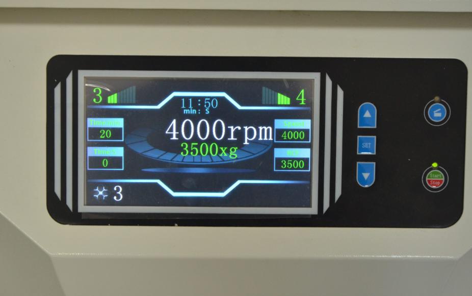 DD5-MC/DD6-MC Floortype Refrigerated Centrifuge display