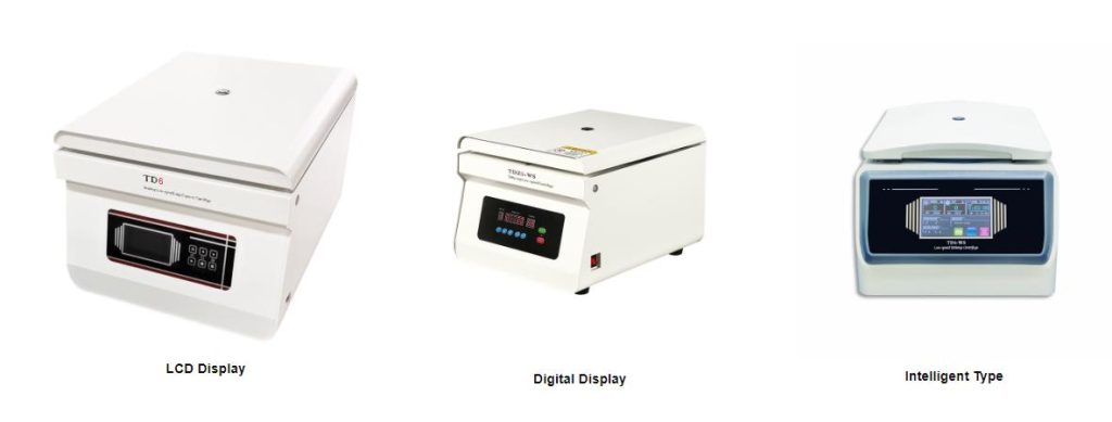 Different types of centrifuges in Drawell