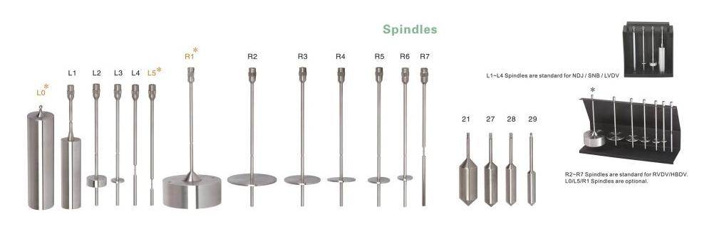 Digital Viscometer Spindles